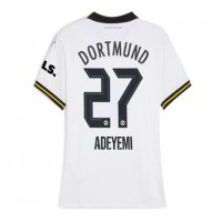 Camisa de Futebol Borussia Dortmund Karim Adeyemi #27 Equipamento Alternativo Mulheres 2024-25 Manga Curta